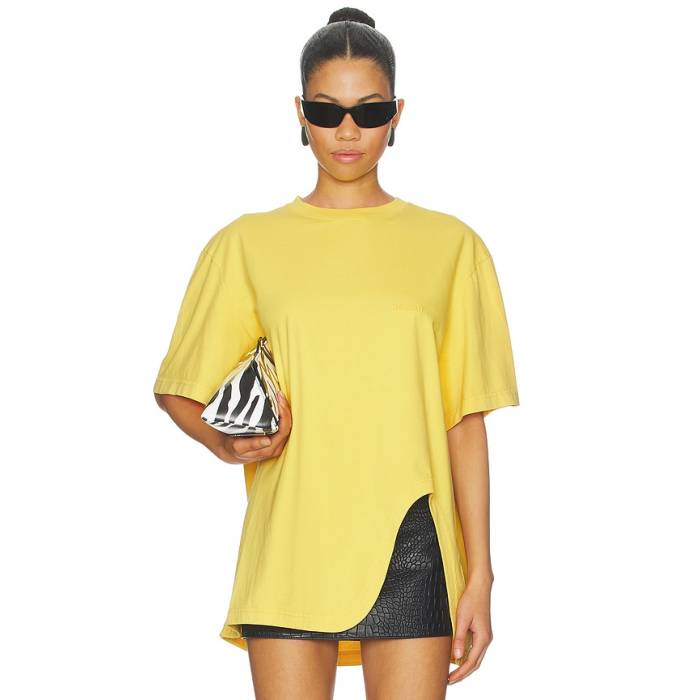 ジ・アティコ The Attico 【 Oversized T-Shirt Women Yellow 】 プルオーバー レディース yellow 黄味がかった・黄色