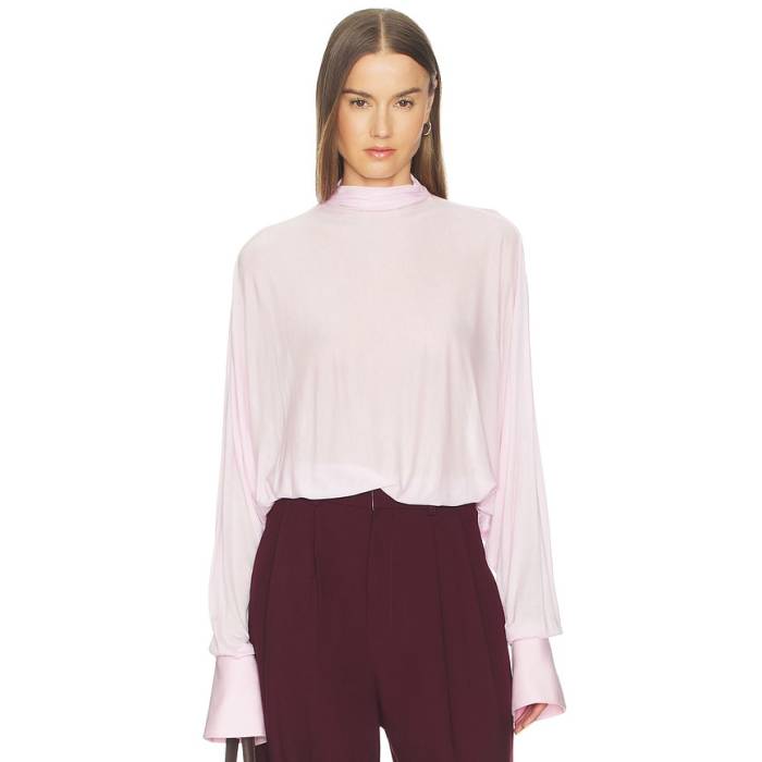 Seroya 【 Hawkes Bodysuit Women Petal Pink 】 上半身背広 レディース pink サクラ色