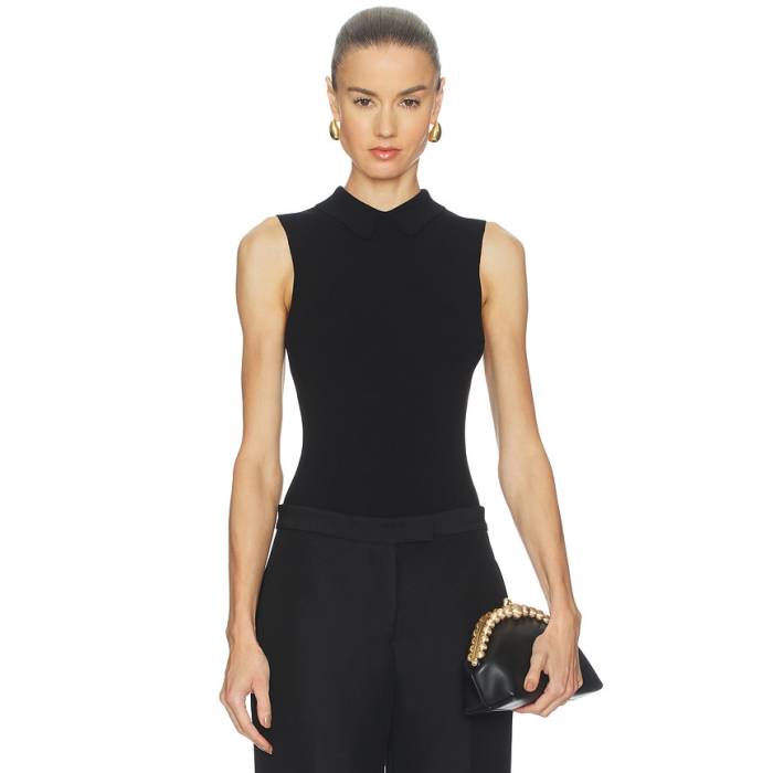Cult Gaia 【 Myko Bodysuit Women Black 】 上半身背広 レディース 黒いこと 黒いこと