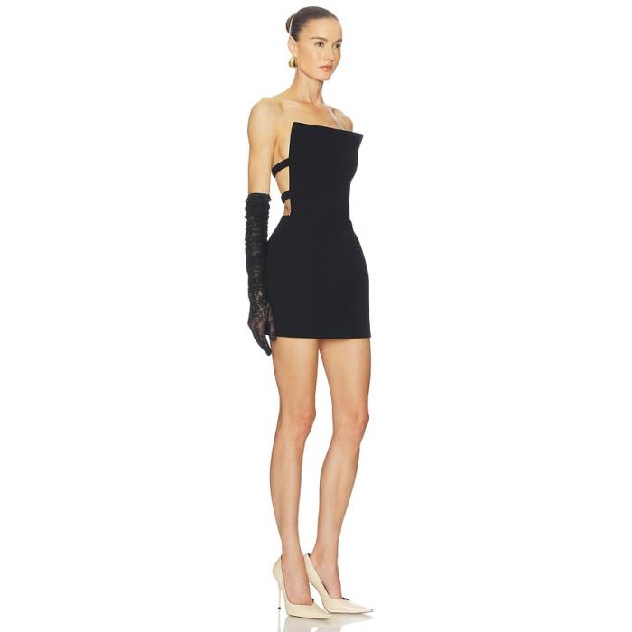 Helsa 【 The Little Teacup Dress Women Black 】 お召しもの レディース 黒いこと 黒いこと