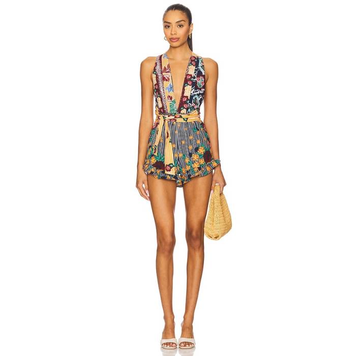 Agua Bendita 【 X Revolve Naomi Romper Women Multi 】 ロンパース レディース