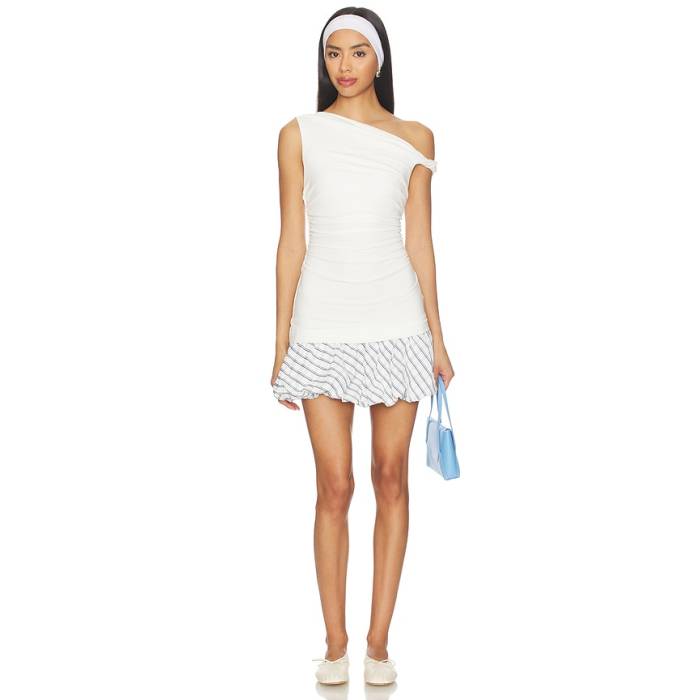 Astr The Label 【 Rachael Dress Women White Plaid 】 ドレス レディース 白色 ホワイト｜スニケス