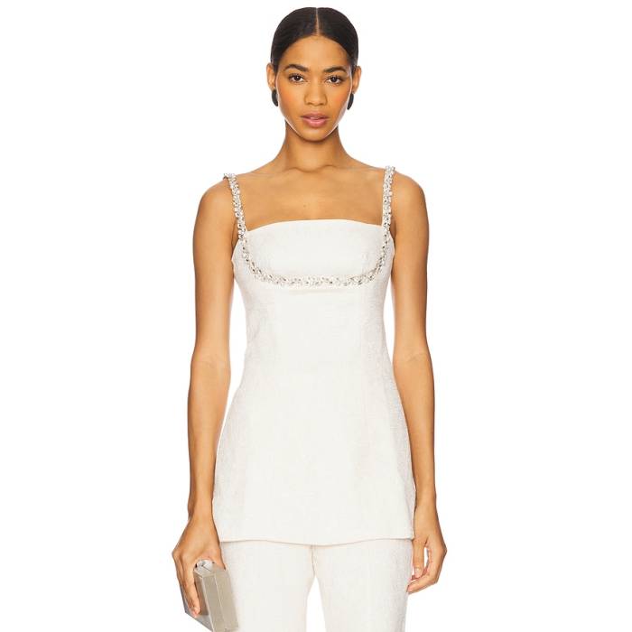 サビーナムサエフ Sabina Musayev 【 Margot Tunic Women White Pearl 】 レディース 白色 ホワイト パール