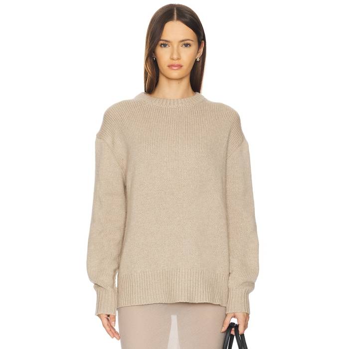 Rue Sophie 【 Gil Sweater Women Taupe 】 調教師 レディース