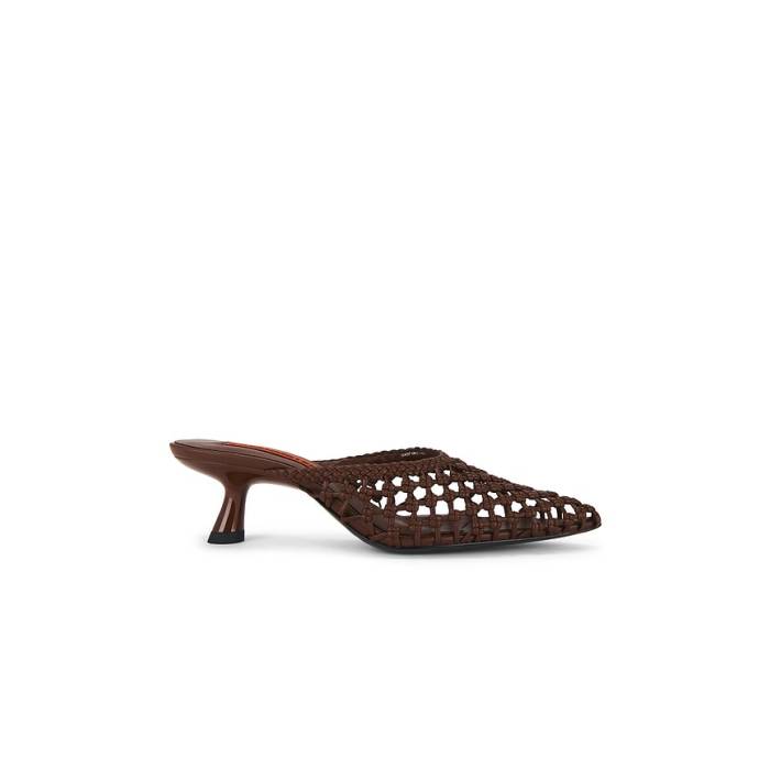 Simonmiller 【 Knotted Gala Mule Pump Women Chocolate 】 揚水機 レディース