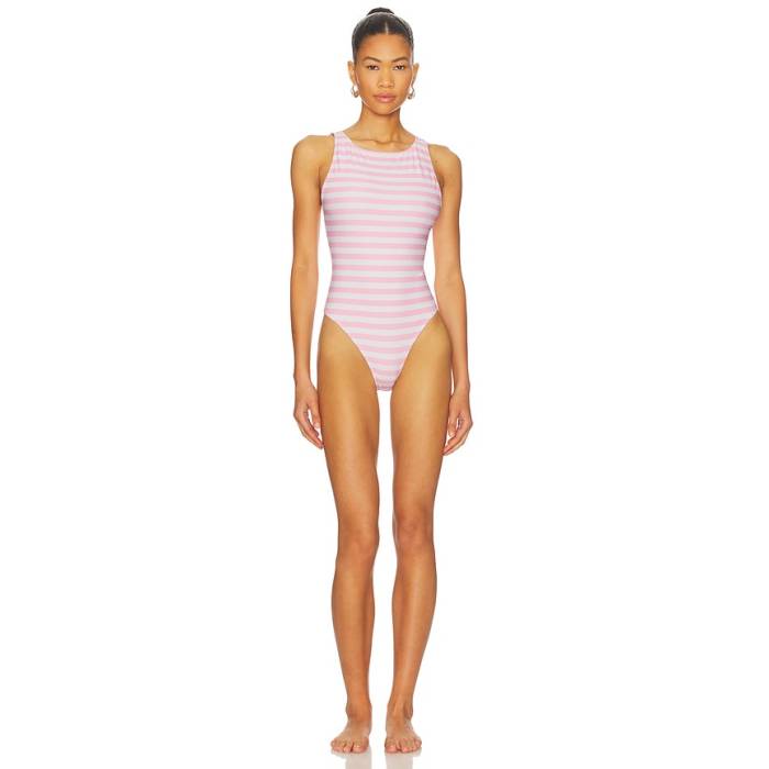 Post Swim 【 Lauren One Piece Swimsuit Women Hope Lines 】 水着 レディース｜スニケス