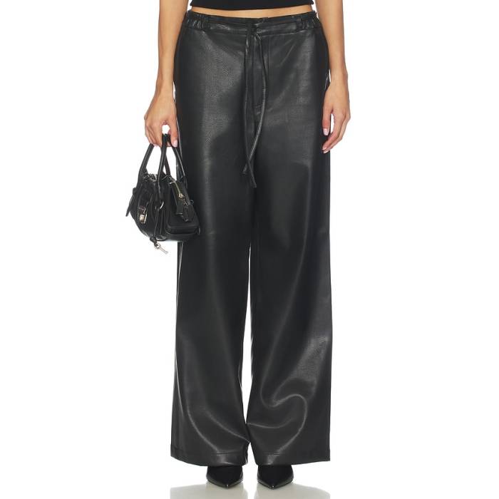 ブランクニューヨークシティー Blanknyc 【 Faux Leather Wide Leg Pant Women Aces High 】 レザー パンツ レディース ハイ|スニケス