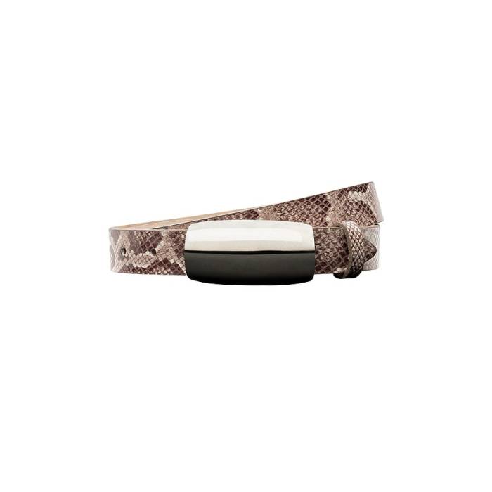 L\u0027agence 【 Marlow Leather Belt Women Blush Snake 】 なめし革 三尺帯 レディース