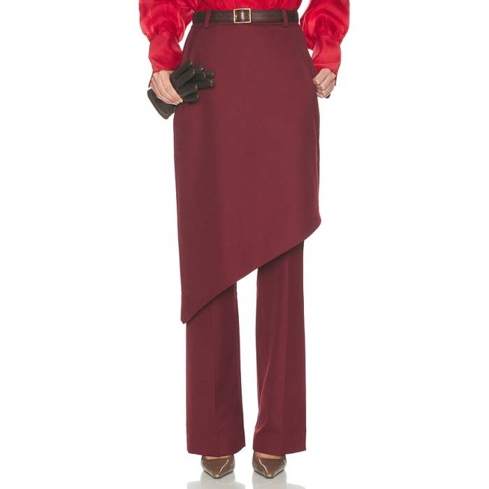 Helsa 【 Trouser With Attached Skirt Women Zinfandel 】 レディース