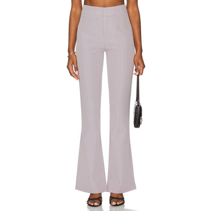 All The Ways 【 Rowena Pant Women Grey Stripe 】 パンツ レディース 灰色 グレー Stripe ストライプ｜スニケス