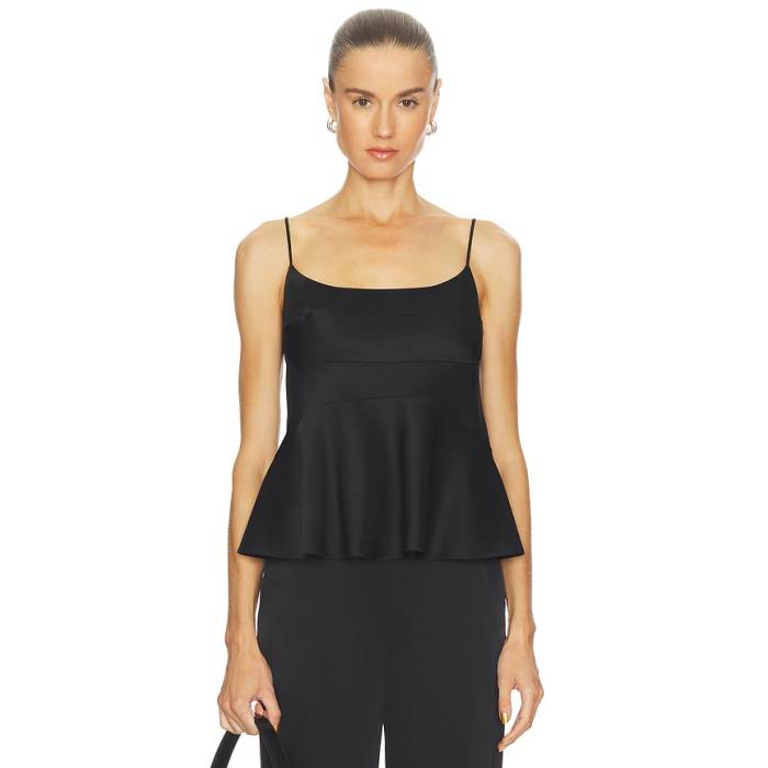 行動論理 Theory 【 Curve Cami Top Women Black 】 レディース 黒いこと 黒いこと