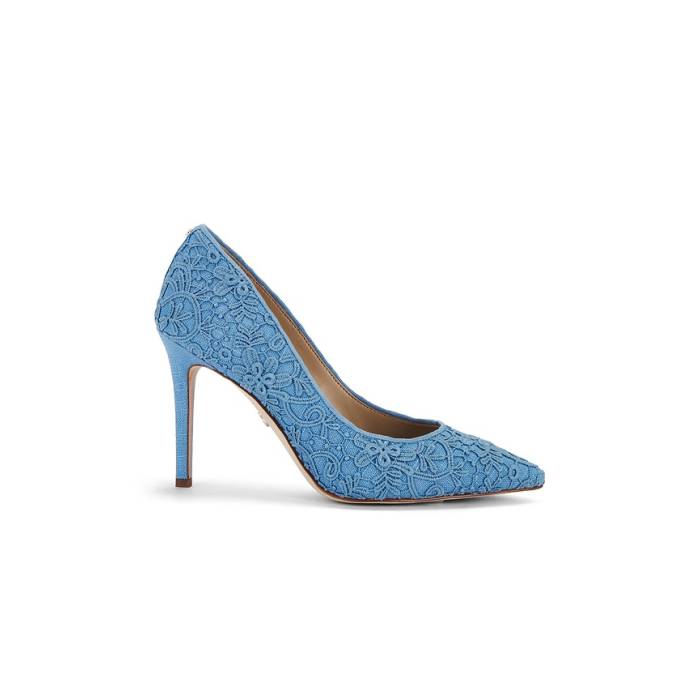 サムエデルマン Sam Edelman 【 Hazel Heel Women Royal Sky Blue 】 踵 レディース 天の原 青味 青み