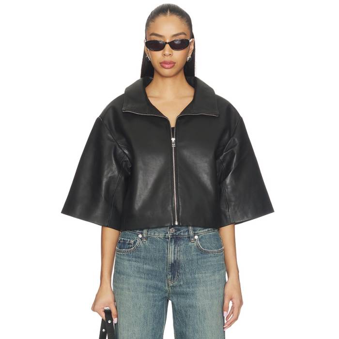 Lamarque 【 Elin Jacket Women Black 】 Jacket 上衣 レディース 黒いこと 黒いこと