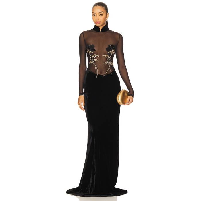 Sau Lee 【 Uma Gown Women Black 】 レディース 黒色 ブラック｜スニケス