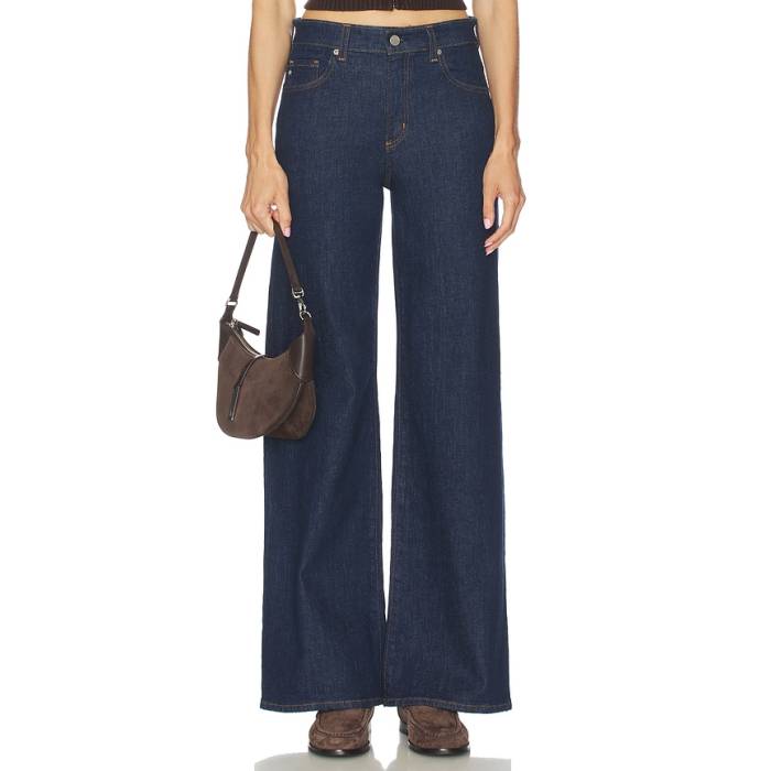 銀 Jeans 【 Saige Wide Leg Jeans Women Symmetry 】 デニム レディース