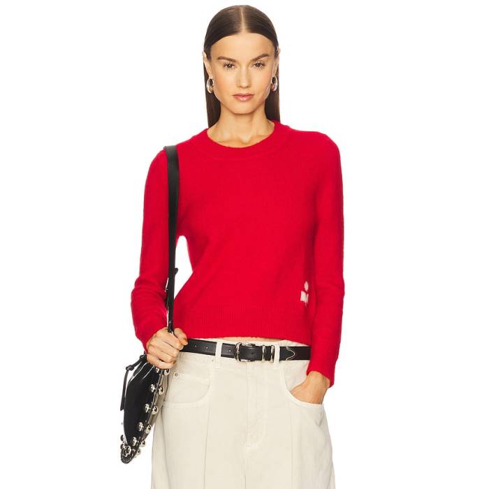Isabel Marant Etoile 【 Isadora Sweater Women Red 】 調教師 レディース Red 赤・赤いこと