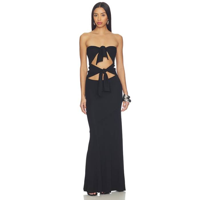 Lovers And Friends 【 Sarai Maxi Dress Women Black 】 お召しもの レディース 黒いこと 黒いこと