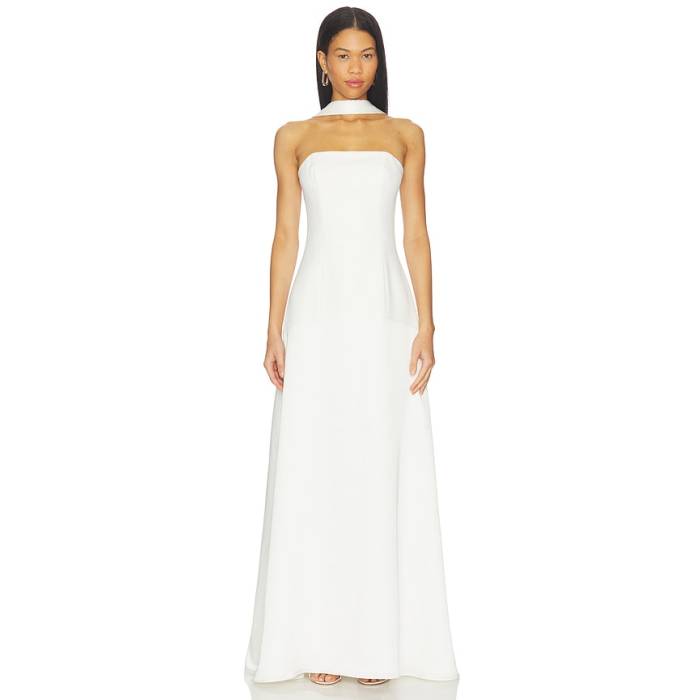 Elliatt 【 Noralyn Strapless Gown Women White 】 レディース 白いこと 白いこと