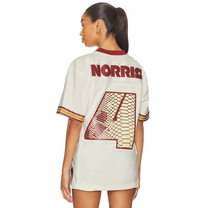 ミッチェル&ネス Mitchell & Ness 【 X Mclaren Formula 1 Norris Legacy Jersey Unisex Cream &Amp; Burgundy 】 legacy レガシー ジャージ ユニセックス クリーム ワイン色・バーガンディー｜スニケス