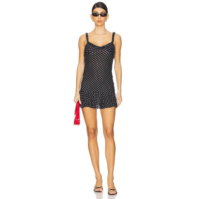 Indah 【 Camilla Mini Dress Women Domino 】 ドレス レディース｜スニケス