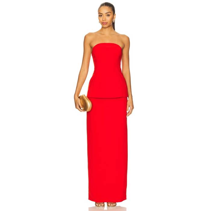 Lovers And Friends 【 Violette Gown Women Scarlet Red 】 レディース Red 赤・赤いこと