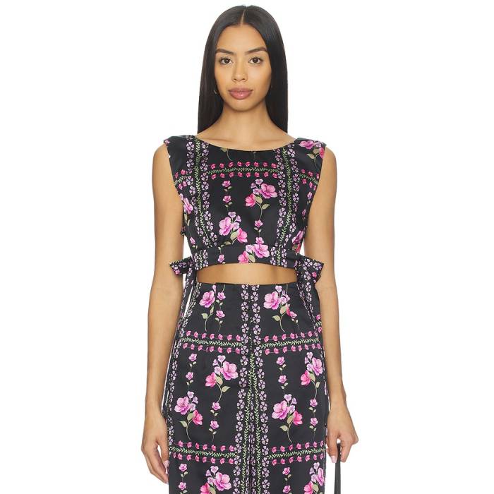 Misa Los Angeles 【 Olena Top Women Midnight Lattice 】 レディース