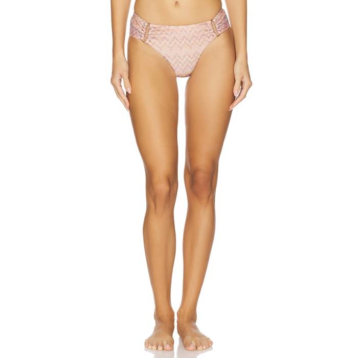 Pq 【 Detail Fanned Bikini Bottom Women Dazzle 】 ズボン ボトムス レディース