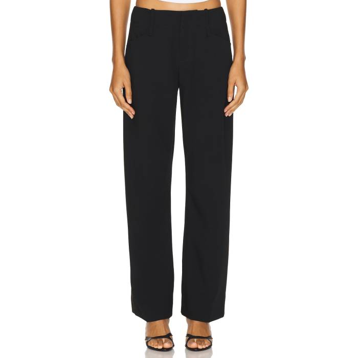 House Of Harlow 1960 【 X Revolve Burke Pant Women Black 】 ズボン下 レディース 黒いこと 黒いこと
