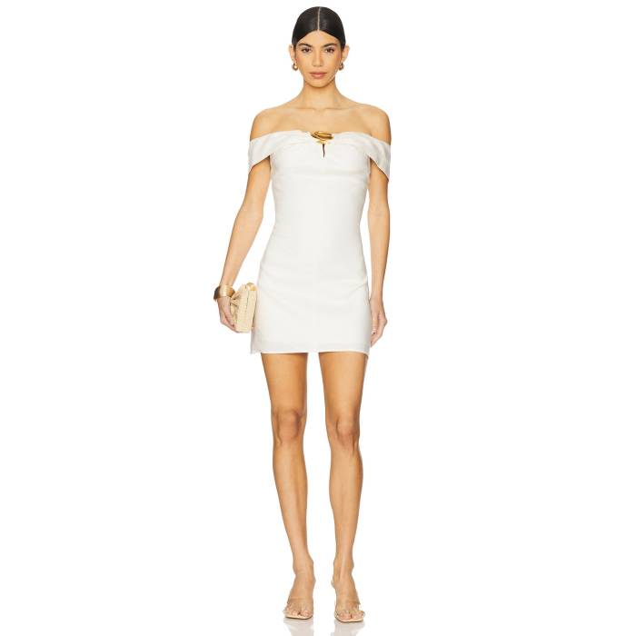Cult Gaia 【 Sawyer Dress Women Off White 】 お召しもの レディース 白いこと 白いこと