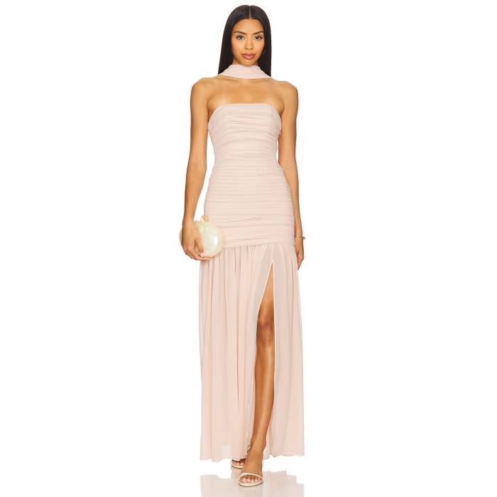L\u0027academie 【 By Marianna Tia Gown Women Blush Pink 】 レディース pink サクラ色