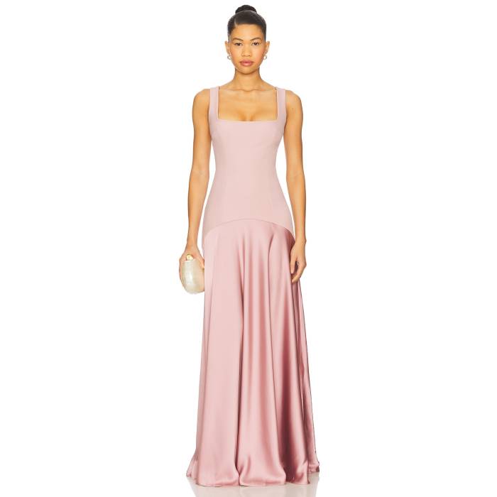 L\u0027academie 【 By Marianna Sidney Gown Women Mauve 】 レディース