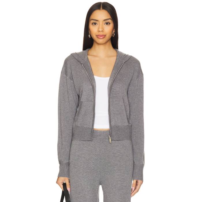Lovers And Friends 【 Cordella Jacket Women Grey 】 Jacket ジャケット レディースファッション トップス スウェット トレーナー レディース 灰色 グレー 25,650円