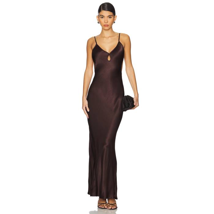 Bec + Bridge 【 Cedar City Maxi Dress Women Dark Choc 】 シティ お召しもの レディース