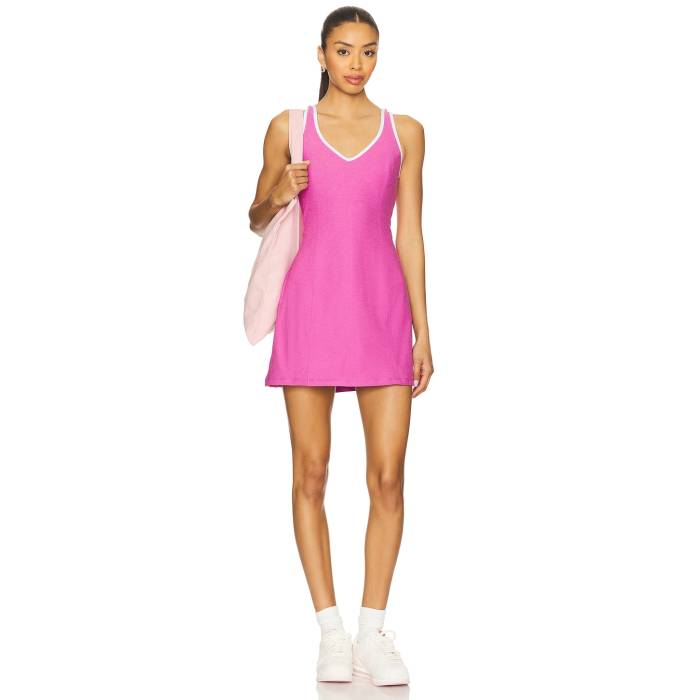 ビヨンドヨガ Beyond Yoga 【 Spacedye Contrast Trim Active Dress Women Sunset Violet Heatherheather 】 ドレス レディースファッション ドレス レディース 紫・バイオレット