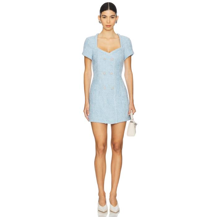 Likely 【 Gia Dress Women Blue Bell 】 お召しもの レディース 青碧 青色 ドレス-レディースファッション
