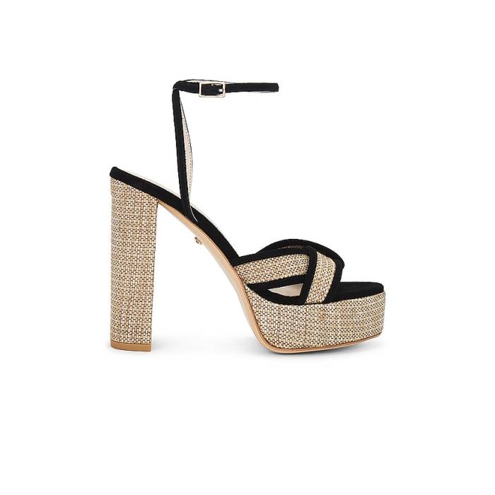 Raye 【 Cayden Platform Women Natural \u0026Amp; Black 】 レディース 自然的 黒いこと 黒いこと