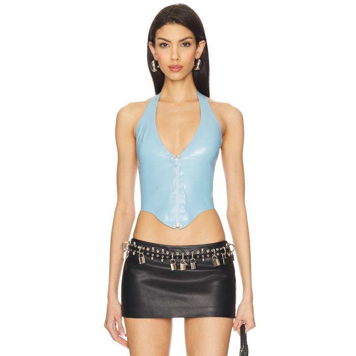 Miaou 【 Mara Corset Women Baby Blue 】 レディース 青味 青み
