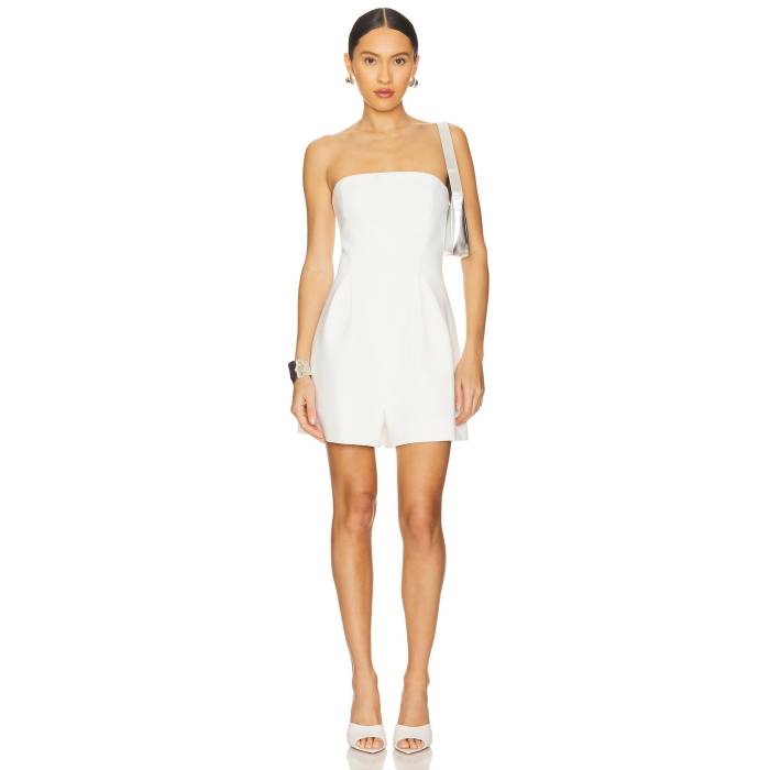 バル一点 Bardot 【 Karoline Strapless Playsuit Women Orchid White 】 レディース 白いこと 白いこと その他-レディースファッション