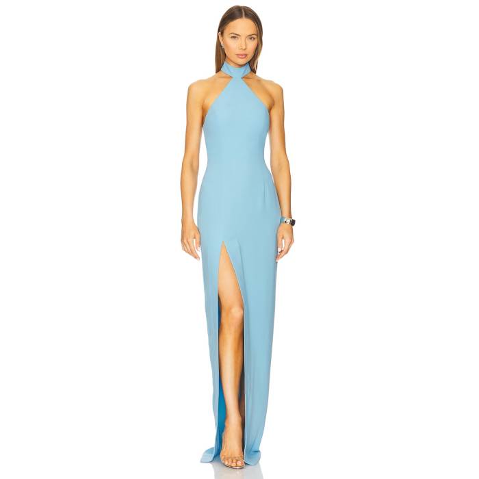 アマンダアプリチャード Amanda Uprichard 【 X Revolve Queen Gown Women Pacific 】 レディースファッション ドレス レディース パシフィック