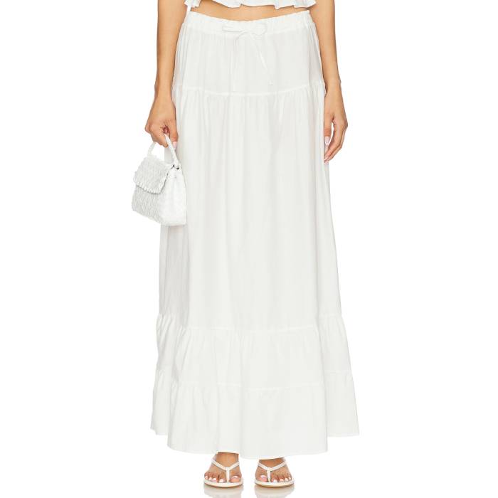 Peixoto 【 Riley Maxi Skirt Women White 】 レディース 白色 ホワイト|スニケス
