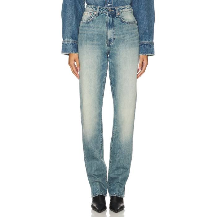 Grlfrnd 【 Sara Super High-Rise Straight Jeans Women Jackson 】 デニム レディース