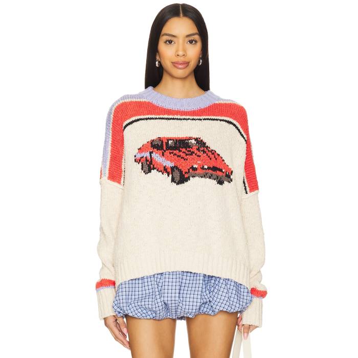 フリーピープル Free People 【 Fast Lane Pullover Sweater Women Race Car Combo 】 ファスト トレーナー レディースファッション トップス ニット セーター セーター レディース