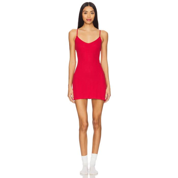 Cou Cou Intimates 【 The Cami Slip Dress Women Cherry Red 】 ドレス レディースファッション ドレス レディース Red 赤・レッド