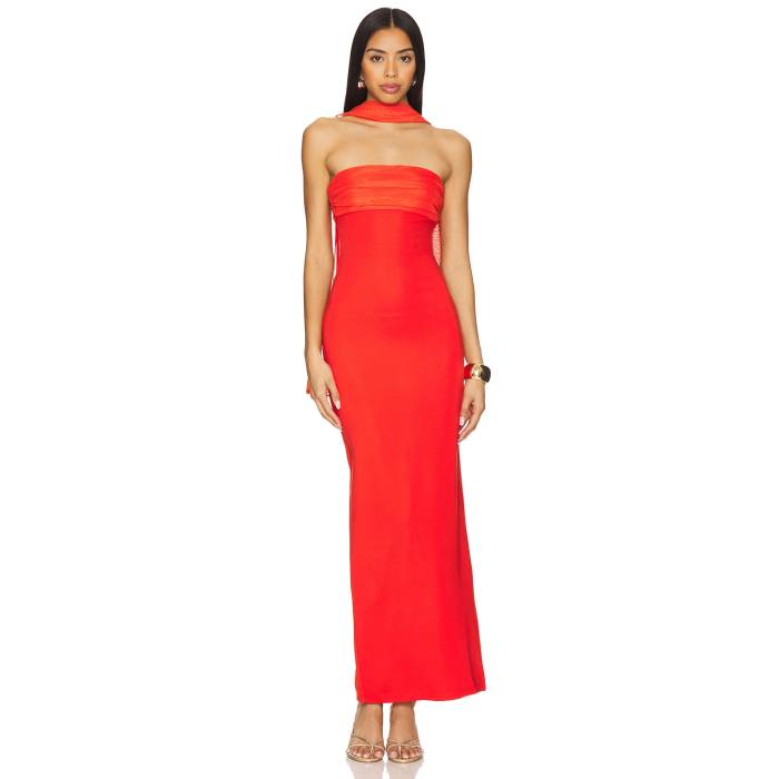 Superdown 【 Tierra Maxi Dress Women Red 】 ドレス レディース Red 赤・レッド