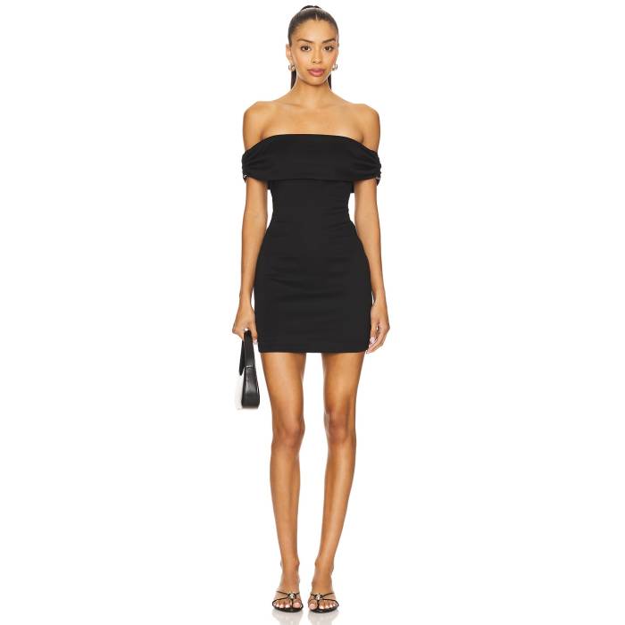 Superdown 【 Brigta Mini Dress Women Black 】 お召しもの レディース 黒いこと 黒いこと