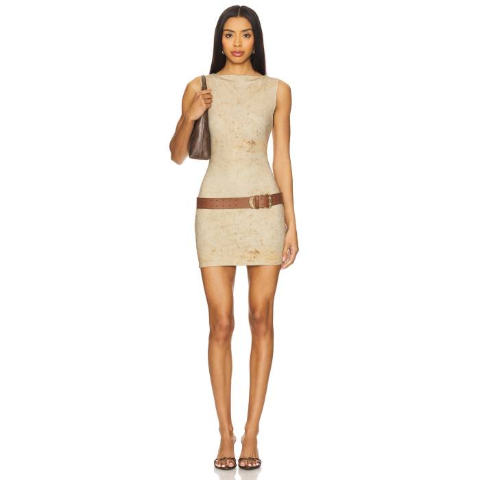 ライオネス Lioness 【 Golden Hour Mini Dress Women Travertine 】 ドレス レディースファッション ドレス レディース