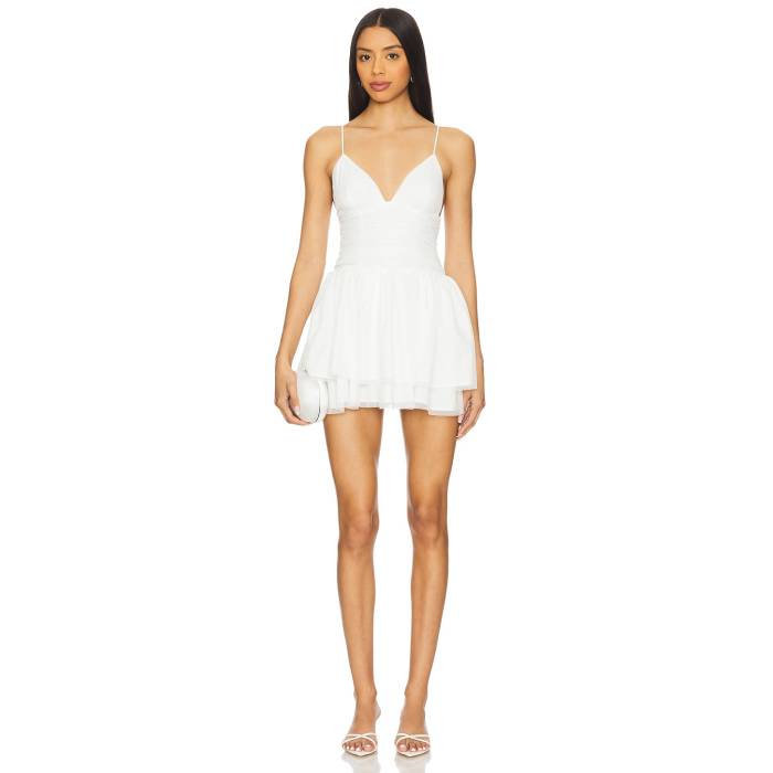 More To Come 【 Cassa Mini Dress Women Ivory 】 ドレス レディースファッション ドレス レディース アイボリー
