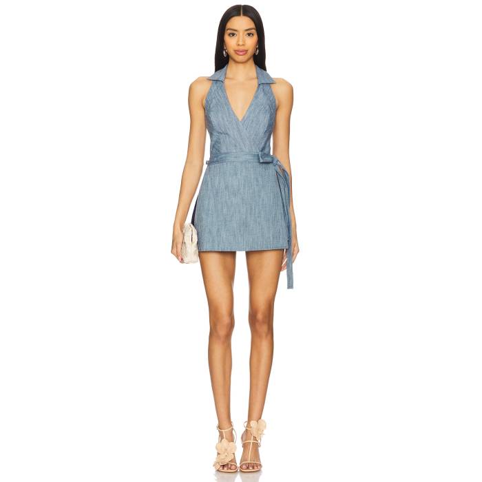 Alexis 【 Zephyr Romper Women Stone Blue 】 ゼファー ロンパース レディース 青碧 青碧