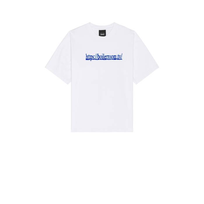 Boiler Room 【 Tv Logo Tee Men White 】 ロゴタイプ ティーシャツ メンズ 白いこと 白いこと