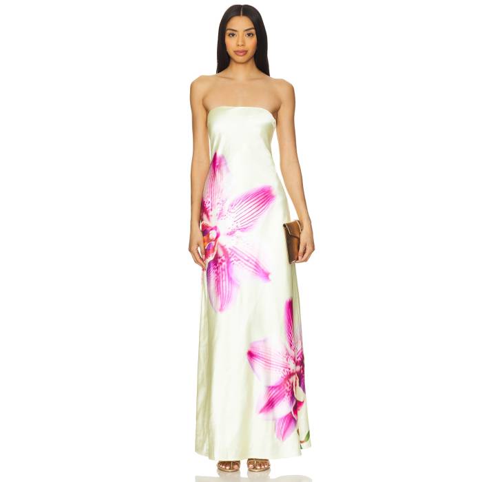 Runaway The Label 【 Celeste Maxi Dress Women Orchid Yellow 】 ドレス レディース yellow 黄色・イエロー|スニケス